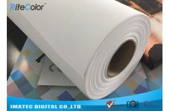 China Wide Format Digital Inkjet Cotton Canvas 320gsm / Printable Canvas Roll supplier