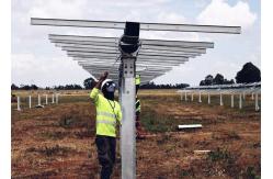 China Flat Single Axis Independent Solar Tracking System Solar Sun Tracker supplier