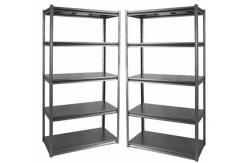 China 150kg Adjustable Steel Long Span Shelving With Column Slot Design supplier