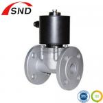 Stainless Steel Flange Connection Electric Water Fluid Solenoid Valve GB/12224 for sale