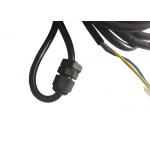 3 Pin Non Removable Plug Electronic Wiring Harness Power Cord for sale