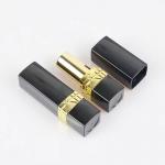 Red Black Middle Electroplating 5g Lipstick Tube For Cosmetic Package for sale