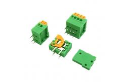 China Narrow Spacing 2.54 mm Screwless PCB Spring Terminal Block 150V 4A supplier