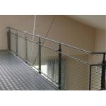 Wear Resisting 2.0mm Wire SS Balustrade Cable Mesh For Corridoer for sale