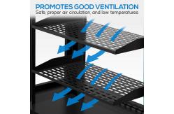 China Vented Shelves Cantilever Mount Style Server Rack Shelf Mount Rails Network Equipment supplier