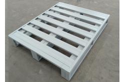 China Material Handling reinforced Metal Steel Pallet Heavy Duty Half Spread 2T supplier