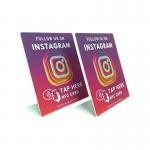 China Custom QR Code Chip Google Review Stands NFC Social Media Business Cards Google Review Tap Cards manufacturer