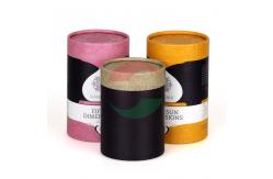 China Printing Clear Plastic Skin Care Paper Composite Cans Plastic Cylinder Jar supplier