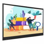 factory 65 75 86 Inch 20 Points All In One Interactive Whiteboard Smart Board Flat Panel LCD Infrared Touch Screen with teaching office meeting software for sale