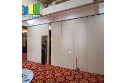 China Sound Proof Movable Wooden Folding Sliding Partition Walls For Auditoriums / Ballroom supplier