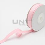 Good Tearing Strength Pink Silicone Elastic Tape / Unbreakable Rubber Bands For Jumpsuits