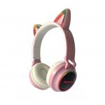 Cat Ears Bluetooth LED Wireless Headphones Control Kid Boy Girl Stereo Music Helmet Headset Gift for sale