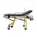 China Ambulance Folding Stretcher Trolley With Wheels Emergency Clinics Apparatuses manufacturer