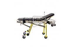 China Ambulance Folding Stretcher Trolley With Wheels Emergency Clinics Apparatuses supplier