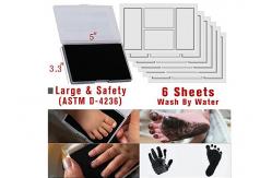China Customized DIY Baby Hand and Footprint Photo Frame Kit With Safety Ink Pad supplier