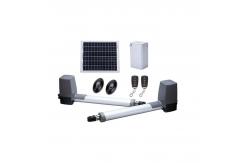 China Automatic Swing Double Gate Operators Wifi Control Solar Kit Complete Hardware supplier