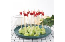 China Disposable Bamboo Plain Color 6CM Cocktail Bamboo Sticks supplier