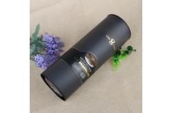 China Empty Cylinder Paper Tube Box For Wine Bottles Packaging With Metal Lid supplier