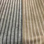 Stonewashed Stripe Linen Fabric 100gsm