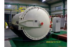 China Glass laminating autoclave with automatic PLC control system and high quality supplier