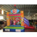 Funny Painting Kids Inflatable Bounce House Commercial Inflatable Clown Themed Combo Bouncer for sale