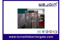 China Electronic pedestrian barrier gate / Subway Access Control Turnstile Gate supplier