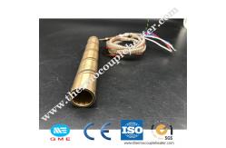 China Hot Runner Pressed In Brass Coil Heater 220v 230v 240v With Thermocouple supplier