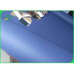 Blue Fabric Washable Kraft Liner Paper 0.55mm thickness for Wallets making