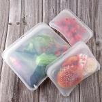 Reusable Kitchen Silicone Storage Bag , Dishwasher And Microwave Safe for sale