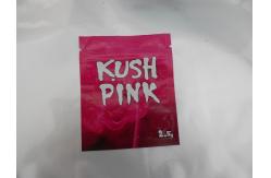 China 3g KUSH Customized Three Side Seal Herbal Packaging k Bag supplier