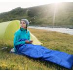 Rectangular Structure Camping Sleeping Bag Polyester Fiber For Adults for sale