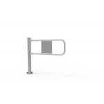 89mm Diameter Cylindrical Manual Swing Pedestrian Turnstile Gate / Supermarket Entrance Turnstile
