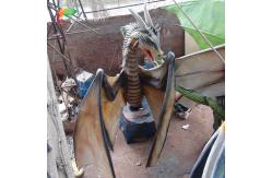China Remote Control Realistic Dragon For Theme Park Attraction supplier