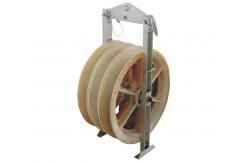 China 916 * 110mm 5 Sheave ACSR 720 Conductor Stringing Blocks supplier