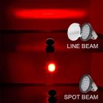 72W Crane Warning Light 10V - 48V LED Crane Light Red Line Warning Zone
