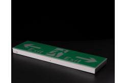 China Plastic Casing Led Exit Signs Ni - Cd Battery Operated Emergency Exit Sign supplier