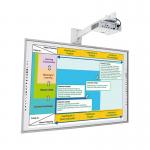 83 Inch Interactive Whiteboard with Optional I3/i5/i7/i9 CPU 10 Point 60 Million Touches 3840*2160 Resolution for sale
