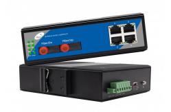 China 4 POE 2 Optical Port Ethernet Fiber Switch , Cascading Network Switches supplier