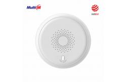 China 15dBm Zigbee Smoke Detector 85db Tuya Smoke Detector Home Assistant supplier