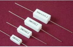 China White 20W 100 Ohm / 100R Cement Power Resistor , High Temperature Resistor supplier