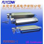 70500 Connector Centronic Solder Pin Connector 50 Pin Male 90° Cable Outlet Connector W/ 70500 Matel Cover for sale