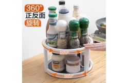 China Multi Layer PP Kitchen Rotary Shelf Seasoning Rack for Kitcchen Use supplier