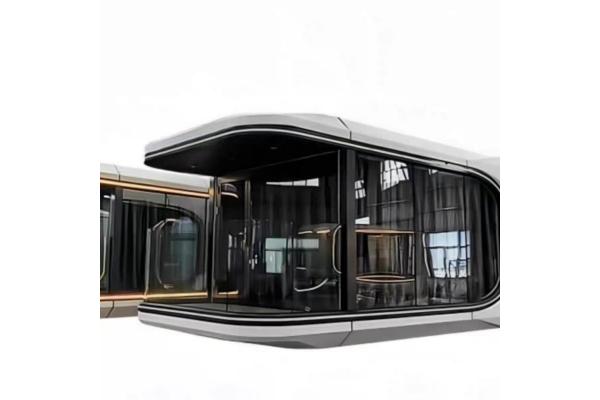 500kg Space Capsule House with Solar Panels and LED Lighting