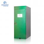 Green Metal Storage Cabinet Verticle Metal Bike Storage Lockers With Lock for sale