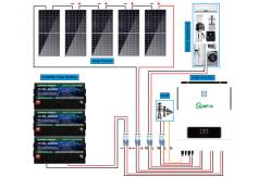 China 10kw 15kw 20kw On Grid Off Grid Hybrid Solar System Energy Storage supplier