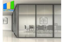 China Full Height Room Dividers Fixed Glass Partition Office Soundproof Removable Wall supplier