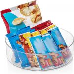 Round Plastic Clear Rotating Turntable Storage Organizer For Kitchen