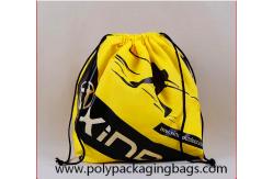 China 0.07mm LDPE Plastic Drawstring Bags For Underwear Packing supplier