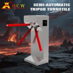 HCW Relay Signal Fully Automatic Tripod Turnstile Gate 220V Intelligent Management for sale