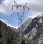 4 Legged High Voltage Galvanized Steel Lattice Transmission Tower for sale